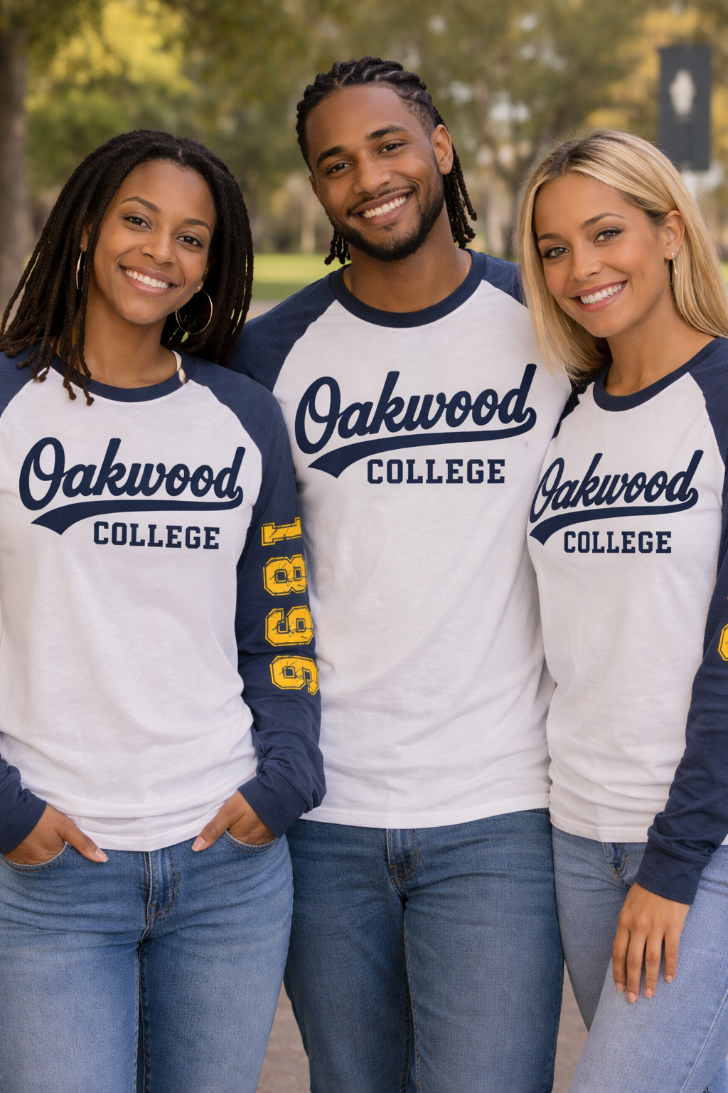 Limited Edition Oakwood College 1896 Raglan