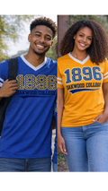 Stripe V-neck Jersey Unisex Oakwood College 1896