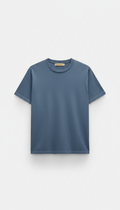 Quiet Blue Vintage-Inspired Tee